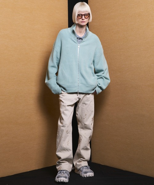 MAISON SPECIAL（メゾンスペシャル）の「《UNISEX》【Vintage Style Denim Fabric】Semi-flared Denim Pants/【ヴィンテージスタイルデニム】セミフレアデニム【MAISON SPECIAL/メゾンスペシャル】■セットアップ対応■（デニムパンツ・メンズ・ホワイト/ブラック/ブルー・1/0/2）」の7枚目の写真