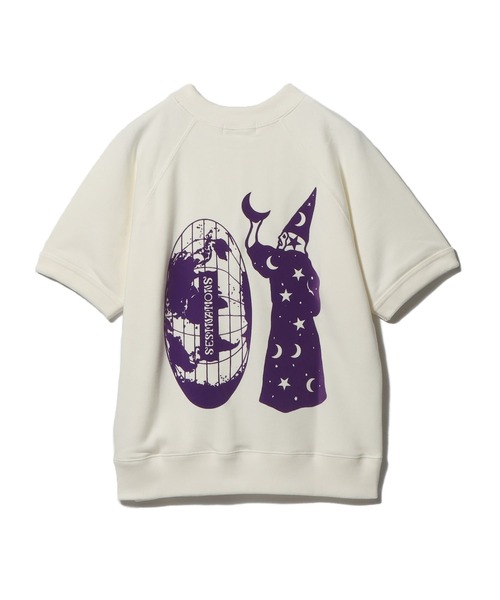 ESTNATION(エストネーション)の「ESTNATION / プリントスウェット《ESTNATION EXCLUSIVE》(Tシャツ/カットソー・レディース・オフホワイト・FREE)」の2枚目の写真