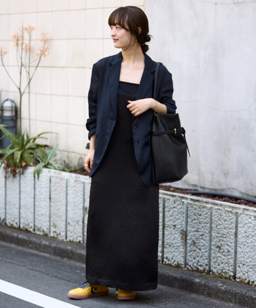 SLOBE IENA（スローブイエナ）の「《追加6》SLOBE ベルトスクエアトートバッグ（ショルダーバッグ・レディース・ブラック・FREE）」の20枚目の写真