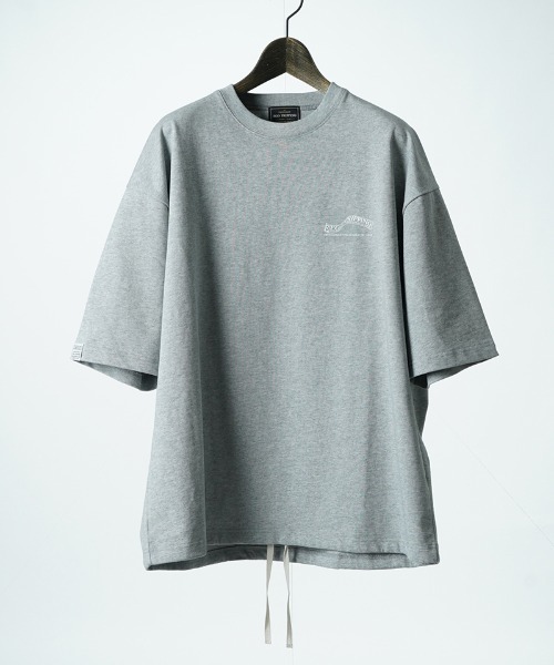 EGO TRIPPING(エゴトリッピング)の「mt10249- HEAVYJERSEY wavy Tシャツ(666654)(Tシャツ/カットソー・メンズ・杢グレー/ブラック・48/46)」の9枚目の写真