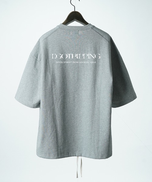 EGO TRIPPING(エゴトリッピング)の「mt10249- HEAVYJERSEY wavy Tシャツ(666654)(Tシャツ/カットソー・メンズ・杢グレー/ブラック・48/46)」の10枚目の写真