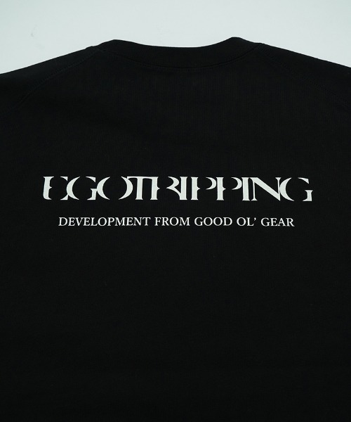 EGO TRIPPING(エゴトリッピング)の「mt10249- HEAVYJERSEY wavy Tシャツ(666654)(Tシャツ/カットソー・メンズ・杢グレー/ブラック・48/46)」の17枚目の写真