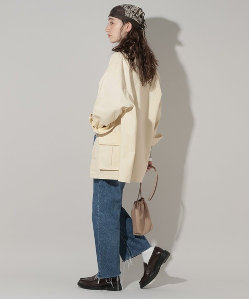 GEORGE'S(ジョージズ)の「ミリタリージャケット(ミリタリージャケット・レディース・オフホワイト/カーキ・SMALL/MEDIUM)」の6枚目の写真
