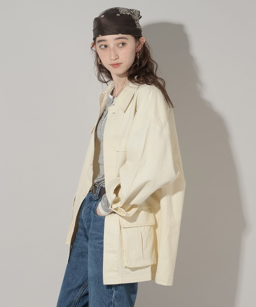 GEORGE'S(ジョージズ)の「ミリタリージャケット(ミリタリージャケット・レディース・オフホワイト/カーキ・SMALL/MEDIUM)」の9枚目の写真