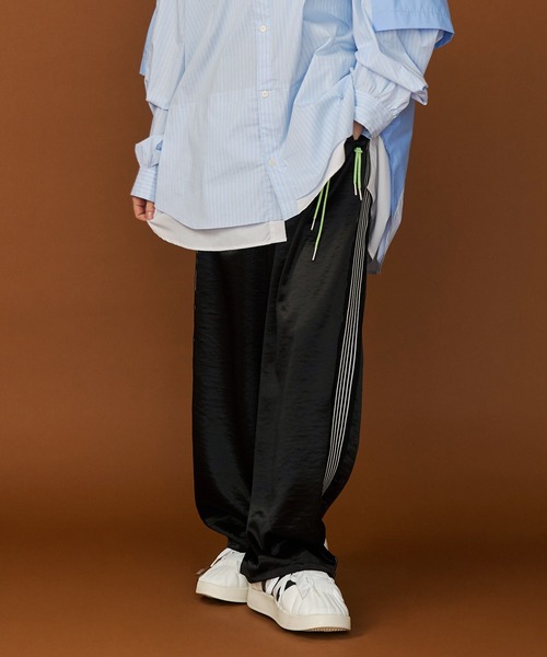 SeeSew(シーソー)の「【UNISEX】SATIN LINE PANTS/サテンラインパンツ(その他パンツ・メンズ・ブラウン/ブラック/ネイビー/アイボリー・M/L)」の9枚目の写真