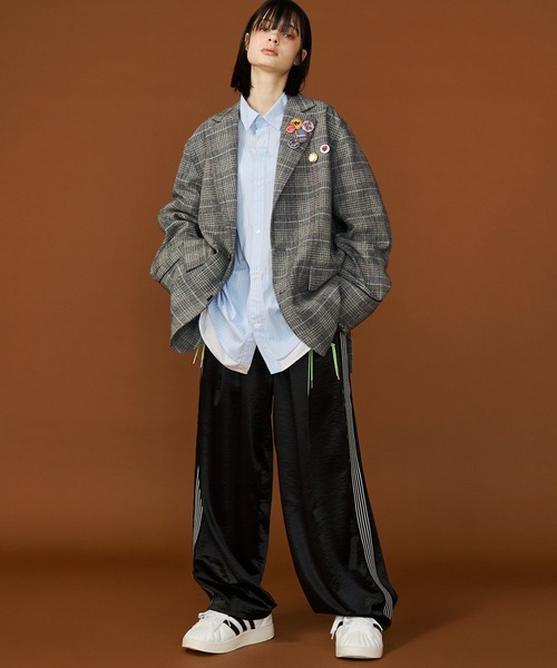 SeeSew(シーソー)の「【UNISEX】SATIN LINE PANTS/サテンラインパンツ(その他パンツ・メンズ・ブラウン/ブラック/ネイビー/アイボリー・M/L)」の6枚目の写真