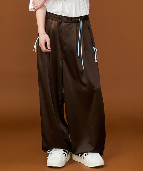 SeeSew(シーソー)の「【UNISEX】SATIN LINE PANTS/サテンラインパンツ(その他パンツ・メンズ・ブラウン/ブラック/ネイビー/アイボリー・M/L)」の15枚目の写真