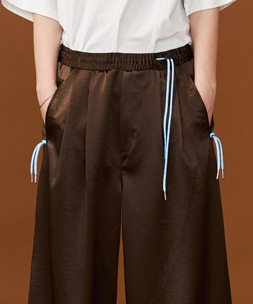 SeeSew(シーソー)の「【UNISEX】SATIN LINE PANTS/サテンラインパンツ(その他パンツ・メンズ・ブラウン/ブラック/ネイビー/アイボリー・M/L)」の17枚目の写真