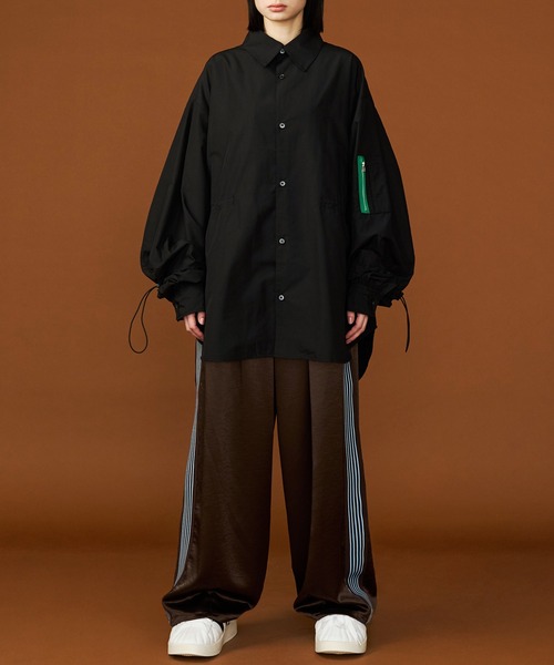 SeeSew(シーソー)の「【UNISEX】SATIN LINE PANTS/サテンラインパンツ(その他パンツ・メンズ・ブラウン/ブラック/ネイビー/アイボリー・M/L)」の20枚目の写真