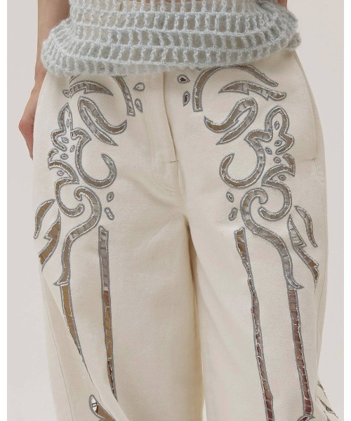 TODAYFUL/トゥデイフル】Cut Lace Twill Trousers/カットレースツイル