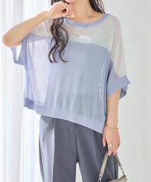 Viola e Viola（ヴィオラエヴィオラ）の「カットソーより涼やか！シアードルマンニット（ニット/セーター）」