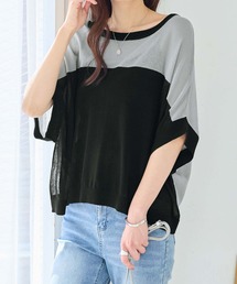 Viola e Viola（ヴィオラエヴィオラ）の「カットソーより涼やか！シアードルマンニット（ニット/セーター）」