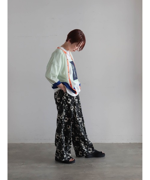 FIL DE FER（フィルデフェール）の「3colorsポリ麻　クルーネックカーデ（カーディガン/ボレロ・レディース・グリーン/パープル/ピンク・FREE）」の13枚目の写真