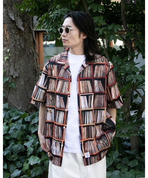 APPLEBUM(アップルバム)の「“Vinyl Shelf” Aloha Shirt(シャツ/ブラウス・メンズ・ブラウン・X-LARGE/LARGE/MEDIUM)」の9枚目の写真
