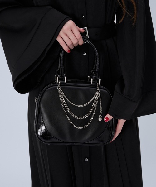 HARE（ハレ）の「アソートキリカエチェーンバッグ(HARE)（ショルダーバッグ・レディース・ブラック・FREE）」の13枚目の写真