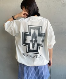 PENDLETON（ペンドルトン）の「【WEB先行予約】[PENDLETON ペンドルトン] 別注 ドローコード付き ネイティブ柄 バックプリントTシャツ（Tシャツ/カットソー）」