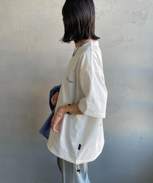 PENDLETON（ペンドルトン）の「[PENDLETON/ペンドルトン] 別注 ドローコード付き ネイティブ柄 バックプリントTシャツ（Tシャツ/カットソー・レディース・ブラック/ベージュ/ホワイト・S/XL/L/M）」の15枚目の写真