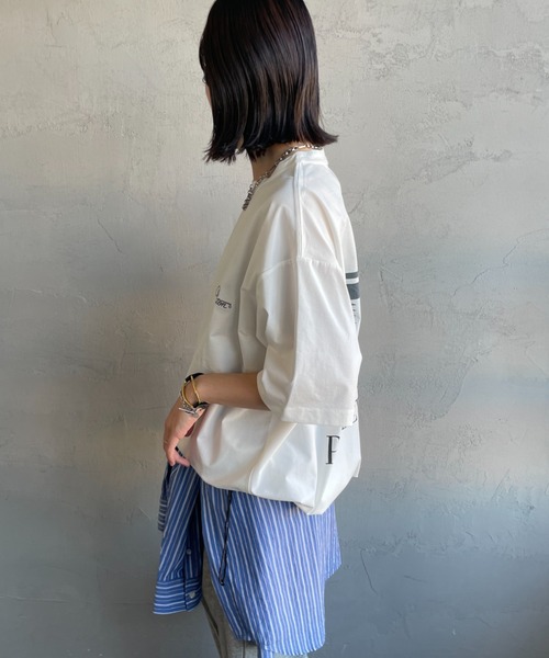 PENDLETON（ペンドルトン）の「[PENDLETON/ペンドルトン] 別注 ドローコード付き ネイティブ柄 バックプリントTシャツ（Tシャツ/カットソー・レディース・ブラック/ベージュ/ホワイト・S/XL/L/M）」の9枚目の写真