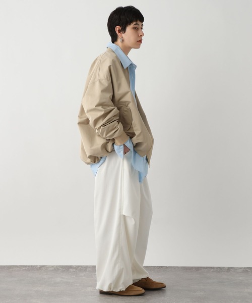 studio CLIP(スタディオクリップ)の「《ウタオ》MA-1ブルゾン(MA-1・レディース・ブラック/ベージュ・FREE)」の22枚目の写真