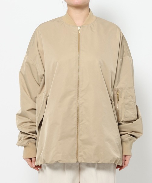 studio CLIP(スタディオクリップ)の「《ウタオ》MA-1ブルゾン(MA-1・レディース・ブラック/ベージュ・FREE)」の17枚目の写真