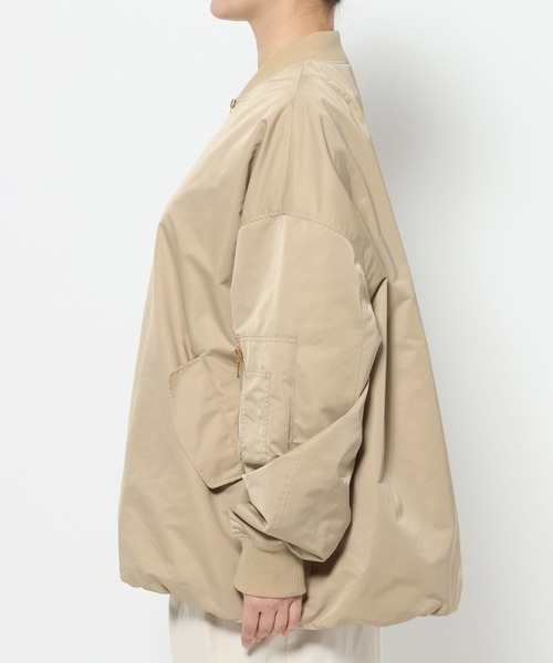 studio CLIP(スタディオクリップ)の「《ウタオ》MA-1ブルゾン(MA-1・レディース・ブラック/ベージュ・FREE)」の16枚目の写真