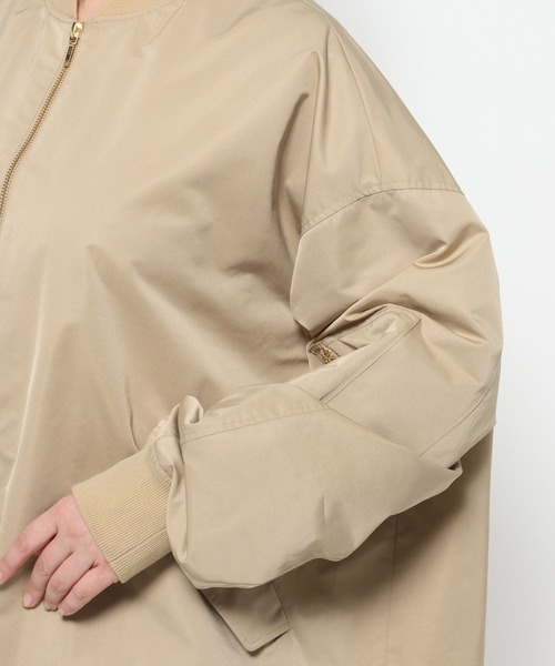 studio CLIP(スタディオクリップ)の「《ウタオ》MA-1ブルゾン(MA-1・レディース・ブラック/ベージュ・FREE)」の13枚目の写真