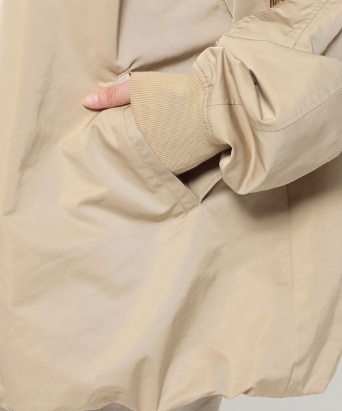 studio CLIP(スタディオクリップ)の「《ウタオ》MA-1ブルゾン(MA-1・レディース・ブラック/ベージュ・FREE)」の11枚目の写真