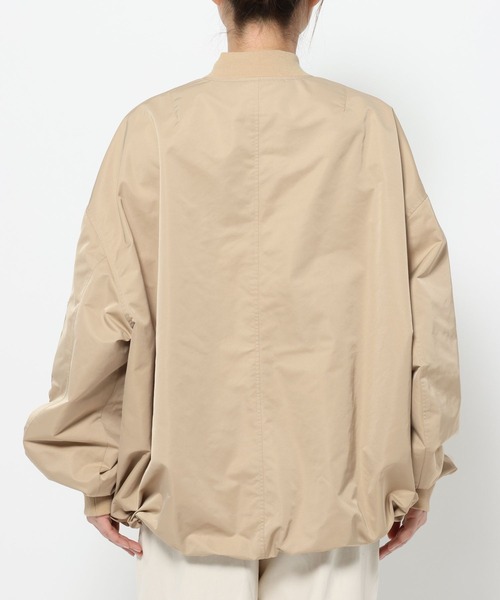 studio CLIP(スタディオクリップ)の「《ウタオ》MA-1ブルゾン(MA-1・レディース・ブラック/ベージュ・FREE)」の7枚目の写真