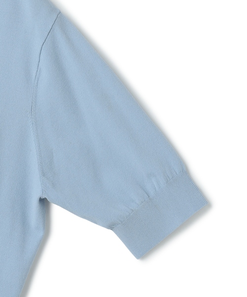 N.O.R.C(ノーク)の「ハーフスリーブニット【CLEAN MOTION】(ニット/セーター・レディース・ネイビー/サックスブルー/ホワイト/ピンク・フリー)」の20枚目の写真