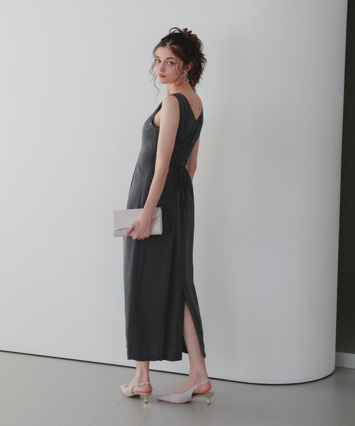 Dorry Doll（ドリードール）の「フリルブラウスセットドレス（ドレス・レディース・ブラウン/ブラック/グレー/ブラック×ベージュ・MEDIUM/M-Short）」の21枚目の写真