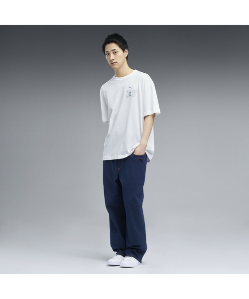 PUMA(プーマ)の「PUMA プーマ ユニセックス NEKO-SAN MAGAZINE スーベニア 半袖 フロント バック(Tシャツ/カットソー・メンズ・ホワイト系その他/ブラック/ホワイト系その他2・X-LARGE/X-SMALL/XX-LARGE/LARGE/MEDIUM/SMALL)」の19枚目の写真