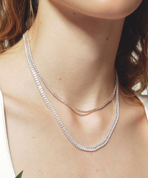 les bonbon】princess baguette long necklace/プリンセス バケット