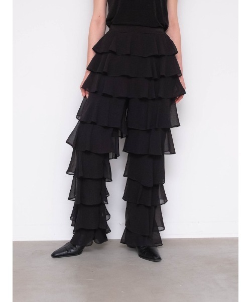 sahara（サハラ）の「Tiered Pants（その他パンツ・レディース・ブラウン/ブルー系その他/ブラック・FREE）」の18枚目の写真