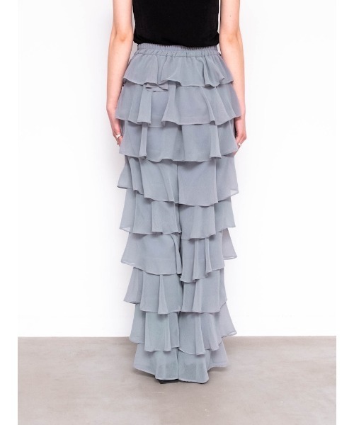 sahara（サハラ）の「Tiered Pants（その他パンツ・レディース・ブラウン/ブルー系その他/ブラック・FREE）」の6枚目の写真