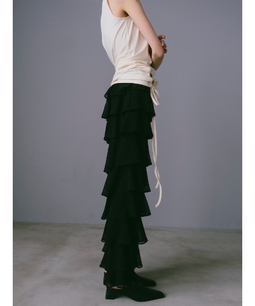 sahara（サハラ）の「Tiered Pants（その他パンツ・レディース・ブラウン/ブルー系その他/ブラック・FREE）」の15枚目の写真