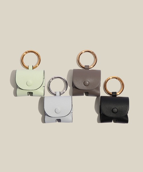 E'POR(エポール)の「【E'POR】Air Pods CASE(イヤホンケース)/26SS新型(ポーチ・レディース・ミント/ダークブラウン/ブラック/ブルー系その他6・FREE)」の2枚目の写真