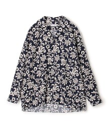 ERRICO FORMICOLA セルロースプリント オープンカラー ロングスリーブシャツ