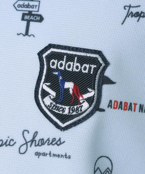 adabat(アダバット)の「【ADABAT NAVY】吸水速乾/UVカット サルーキサマーロゴプリント半袖ポロシャツ(ポロシャツ・メンズ・ホワイト系1/ネイビー系/ブルー系・46/52/50/48)」の20枚目の写真