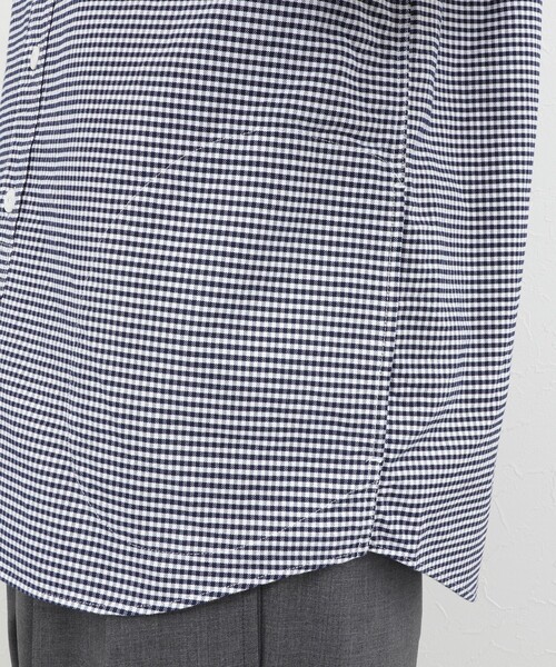 DANTON（ダントン）の「【DANTON】オックスフォード バンドカラーシャツ 長袖 26SS（DT-B0280OXP）（シャツ/ブラウス・メンズ・ネイビー・38/40/42/44）」の21枚目の写真