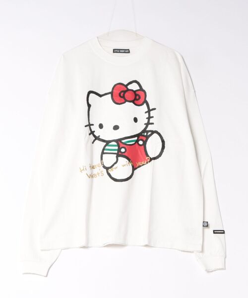 Little sunny bite(リトルサニーバイト)の「【Little Sunny Bite】hello kitty x little sunny bite long tee(Tシャツ/カットソー・レディース・ホワイト・SMALL)」の1枚目の写真