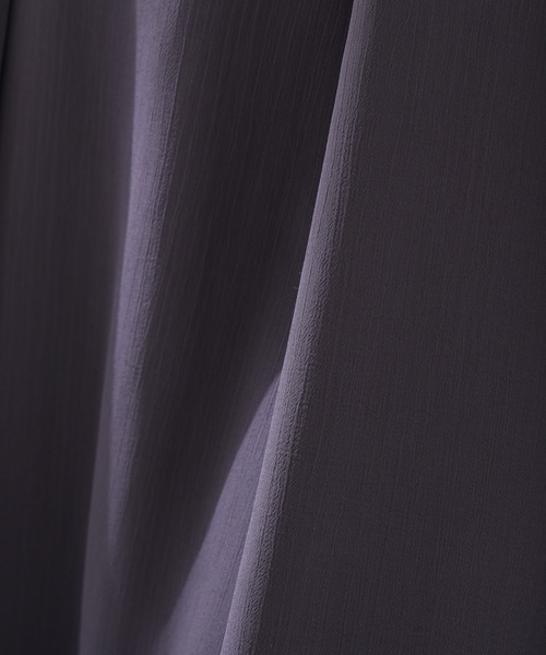 NATURAL BEAUTY BASIC（ナチュラルビューティーベーシック）の「◇楊柳シアーフレアスカート（スカート・レディース・ライトグリーン/チャコールグレー/オフホワイト・SMALL/MEDIUM）」の21枚目の写真