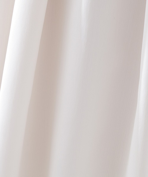 NATURAL BEAUTY BASIC（ナチュラルビューティーベーシック）の「◇楊柳シアーフレアスカート（スカート・レディース・ライトグリーン/チャコールグレー/オフホワイト・SMALL/MEDIUM）」の11枚目の写真