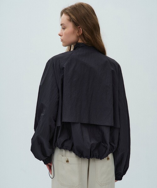 PUBLIC TOKYO(パブリックトウキョウ)の「【2026春新作】AiRON スタンドシェルジャケット*エアロンシリーズ*シアーブルゾン(ブルゾン・レディース・ネイビー/ホワイト・FREE)」の11枚目の写真