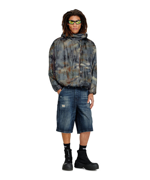 DIESEL（ディーゼル）の「メンズ ジャケット J-SQUAD-BMCX（ナイロンジャケット・メンズ・ブルー系その他・50/46/48）」の4枚目の写真