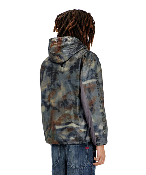 DIESEL（ディーゼル）の「メンズ ジャケット J-SQUAD-BMCX（ナイロンジャケット・メンズ・ブルー系その他・50/46/48）」の5枚目の写真