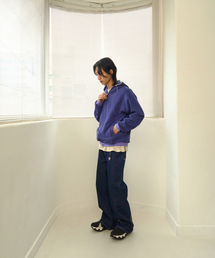 UL THERMAL ZIP HOODIE PURPLE