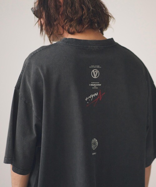 ADAM PATEK(アダムパテック)の「mt10339-ADAMPATEK - RED:BANSHEE Ram Skull Graphic short sleeve t-shirt Tシャツ(AP2614037)(Tシャツ/カットソー・メンズ・ブラック・2/1)」の6枚目の写真