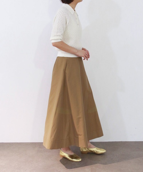 Marilyn Moon(マリリンムーン)の「diamond openwork polo knit(カーディガン/ボレロ・レディース・ネイビー/レッド/ピンク/オフホワイト/サックスブルー・FREE)」の12枚目の写真