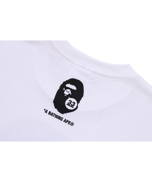 A BATHING APE（アベイシングエイプ）の「A BATHING APE 33RD ANNIV. BABY MILO TEE（Tシャツ/カットソー・メンズ・ホワイト×レッド/ブラック×ブルー/ブラック×レッド/ホワイト×ネイビー・LARGE/MEDIUM/X-LARGE/XX-LARGE/XXX-LARGE/SMALL）」の11枚目の写真