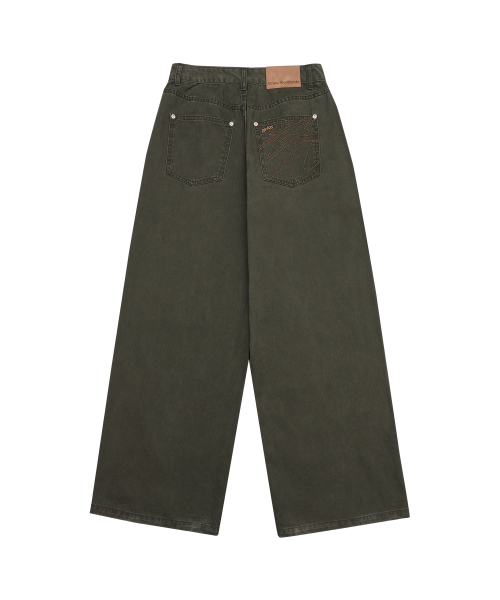 AMESWORLDWIDE（アメスワールドワイド）の「OVERFIT COTTON PANTS KHAKI（その他パンツ・レディース・その他・LARGE/SMALL/MEDIUM）」の9枚目の写真